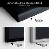 Black Baseball Wall Art Canvas 5072