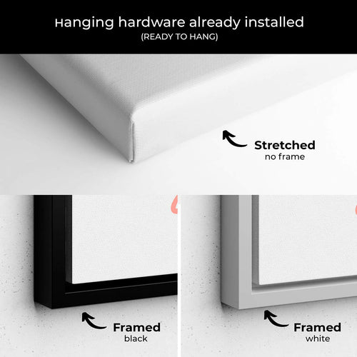 White Bathroom Shower Wall Art Canvas 2582