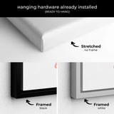 White Bathroom Shower Wall Art Canvas 2582