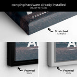 Black Be Brave Wall Art Canvas 9714