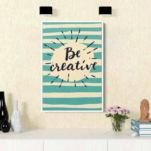 Turquoise Be Creative Wall Art Canvas 06_b