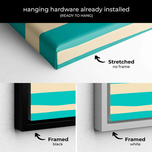 Turquoise Be Creative Wall Art Canvas 06_b