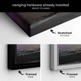 Yellow Beach Wall Art Canvas 0338