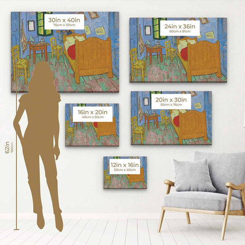 Yellow Bedroom Wall Art Canvas 7441