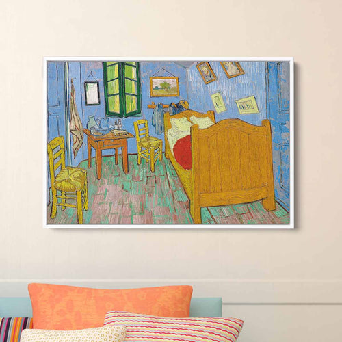 Yellow Bedroom Wall Art Canvas 7441