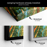 Green Big Trees Wall Art Canvas 8903