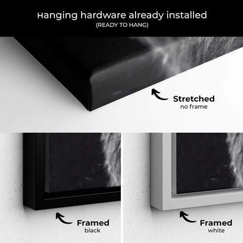 Black Bison Wall Art Canvas 9816