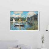 Blue Bridge Wall Art Canvas 7285
