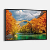 Orange Bridge Wall Art Canvas 7007