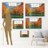 Orange Bridge Wall Art Canvas 7007