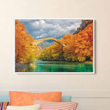 Orange Bridge Wall Art Canvas 7007