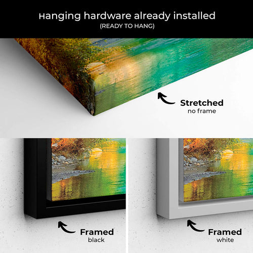 Orange Bridge Wall Art Canvas 7007