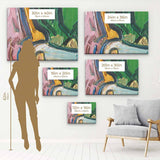 Multi Color Bright and Bold Wall Art Canvas 1470