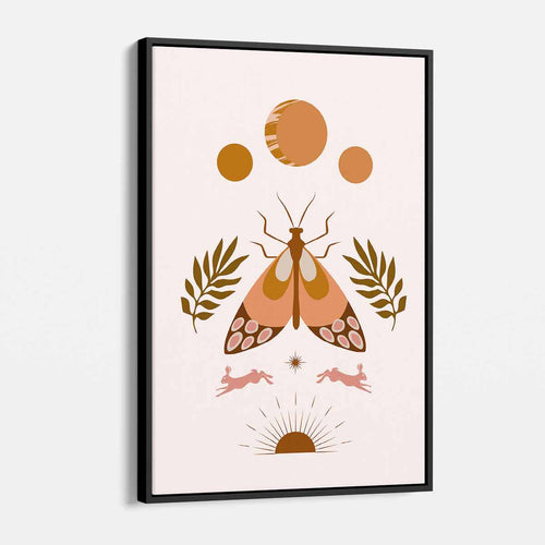 Brown Butterfly Wall Art Canvas 54_a