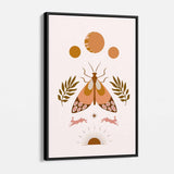 Brown Butterfly Wall Art Canvas 54_a