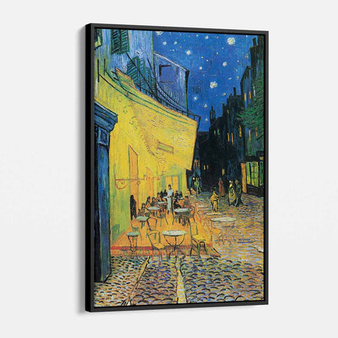 Blue Cafe Terrace Wall Art Canvas 4780
