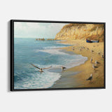 Multi Color Calm Beach Wall Art Canvas 7625