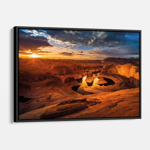 Brown Canyon Wall Art Canvas 4180