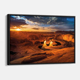 Brown Canyon Wall Art Canvas 4180