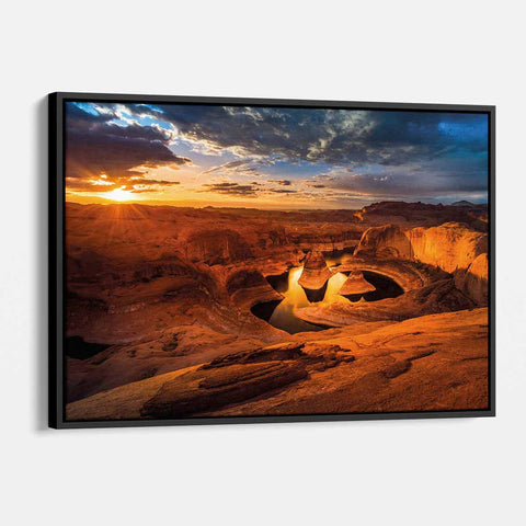 Brown Canyon Wall Art Canvas 4180