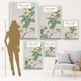 White Cape Jasmine Wall Art Canvas 4552