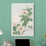 White Cape Jasmine Wall Art Canvas 4552