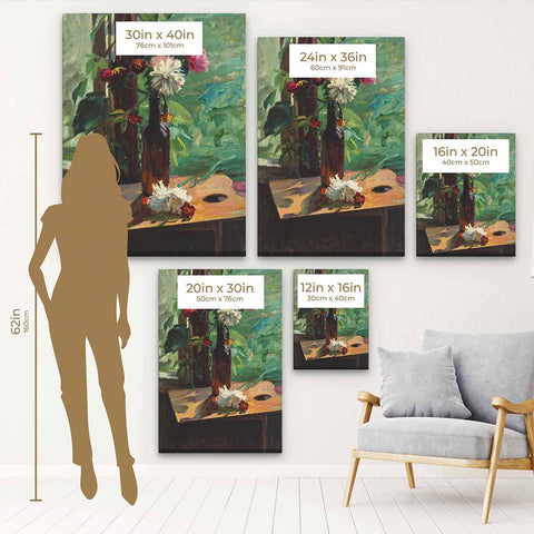 Multi Color Captivating Bouquet Wall Art Canvas 9038