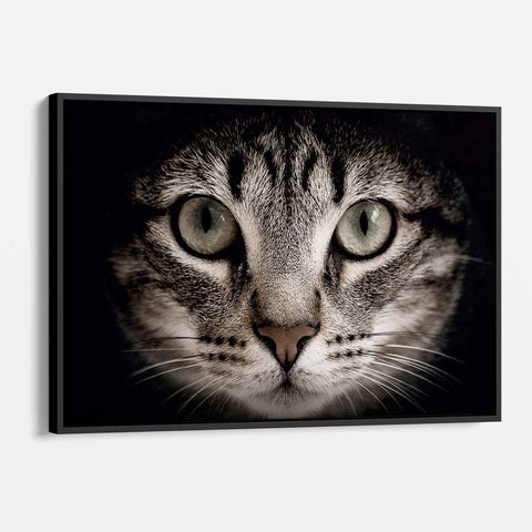 Black Cat Wall Art Canvas 2195