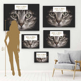 Black Cat Wall Art Canvas 2195