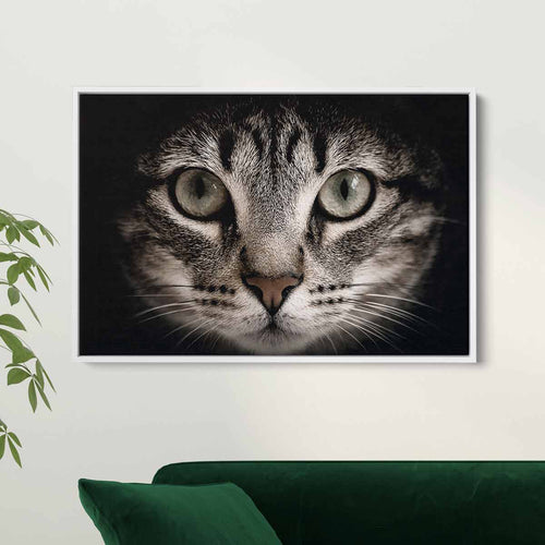 Black Cat Wall Art Canvas 2195