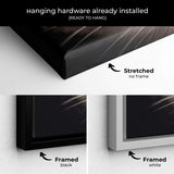 Black Cat Wall Art Canvas 2195