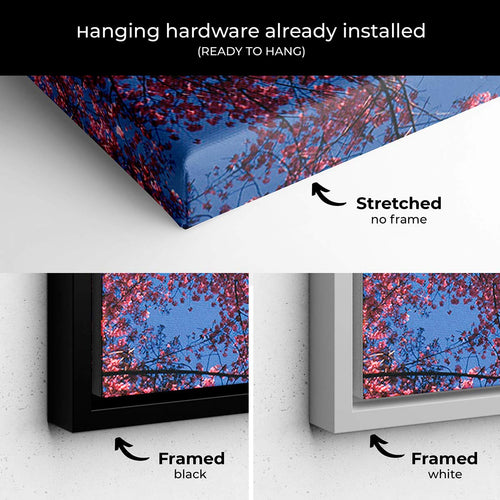 Pink Cherry Blossoms Wall Art Canvas 9367