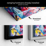 Blue City at Night Wall Art Canvas 2374