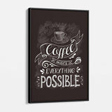 絵画/タペストリー NO COFFEE  makersspace Canvas  NO ART Amazon.com: Without Coffee I Literally Can't Even Canvas