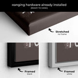 Brown Coffee Makes Everything Possible Wall Art Canvas 6744