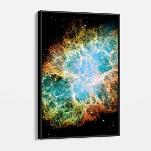Multi Color Cosmic Glow Wall Art Canvas 0271