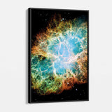 Multi Color Cosmic Glow Wall Art Canvas 0271