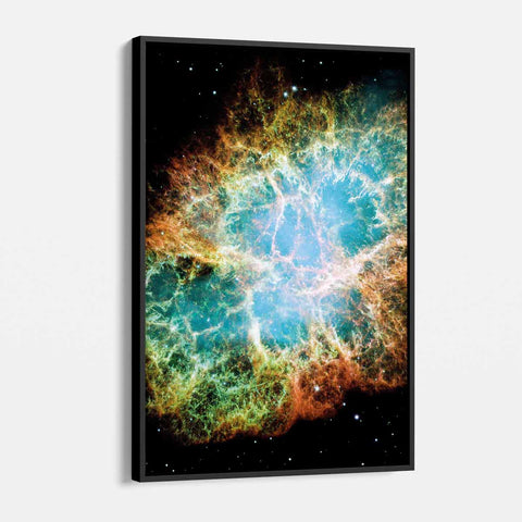 Multi Color Cosmic Glow Wall Art Canvas 0271