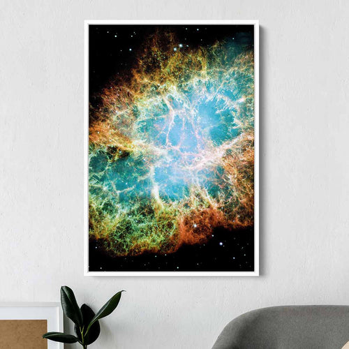 Multi Color Cosmic Glow Wall Art Canvas 0271