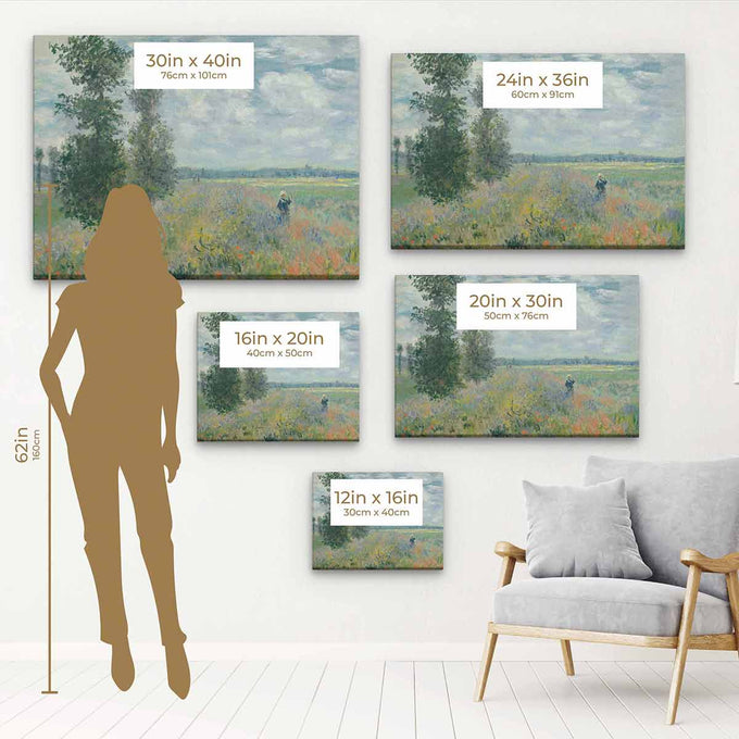 Green Country Wall Art Canvas 7423