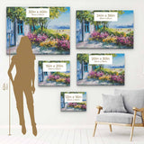 Multi Color Countryside Garden Wall Art Canvas 1744