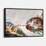 Multi Color Creation of Adam Wall Art Canvas 8277