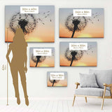 Multi Color Dandelion Wall Art Canvas 5682