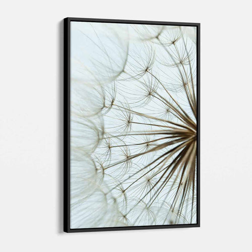 White Dandelion Seed Wall Art Canvas 7829