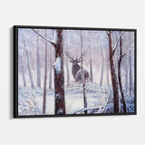 White Deer Wall Art Canvas 1464
