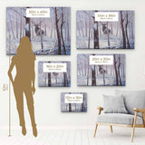 White Deer Wall Art Canvas 1464