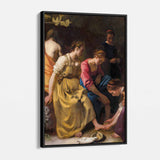 Brown Diana and her Companions Wall Art Canvas 4987
