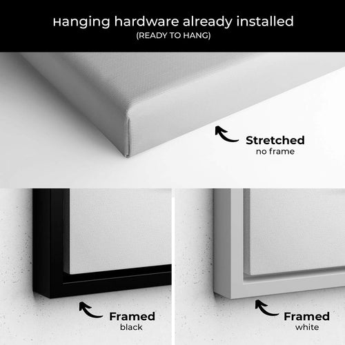 Turquoise Do More of What Makes You Happy Wall Art Canvas 1056