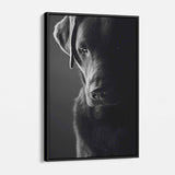 Black Dog Wall Art Canvas 2995