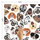 What more can a pet lover want than to be greeted by happy dog faces every day? With this bright and cheerful dog wallpaper, you can enjoy the company of your furry friends all the time. Multiple dog breeds are featured in this composition, enriching it with a range of neutral colors that suit all kinds of settings.